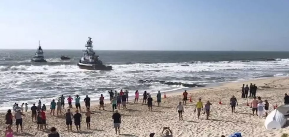 Coast Guard Saves Tugboat Stuck on the Jersey Shore