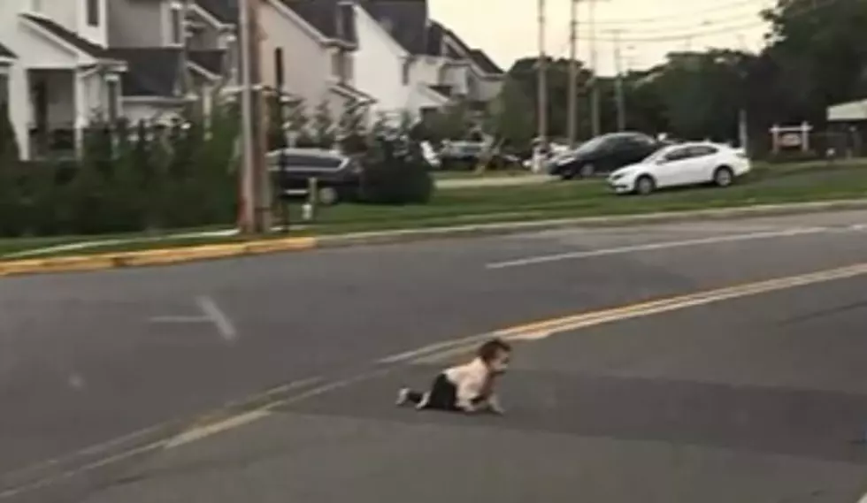A Baby Was Found Alone Crawling Across Busy Street in Ocean County