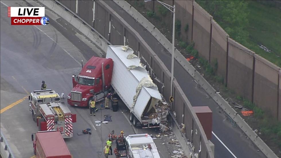 Jackknifed Tractor-Trailer in Camden County Makes Mess of Friday Commute