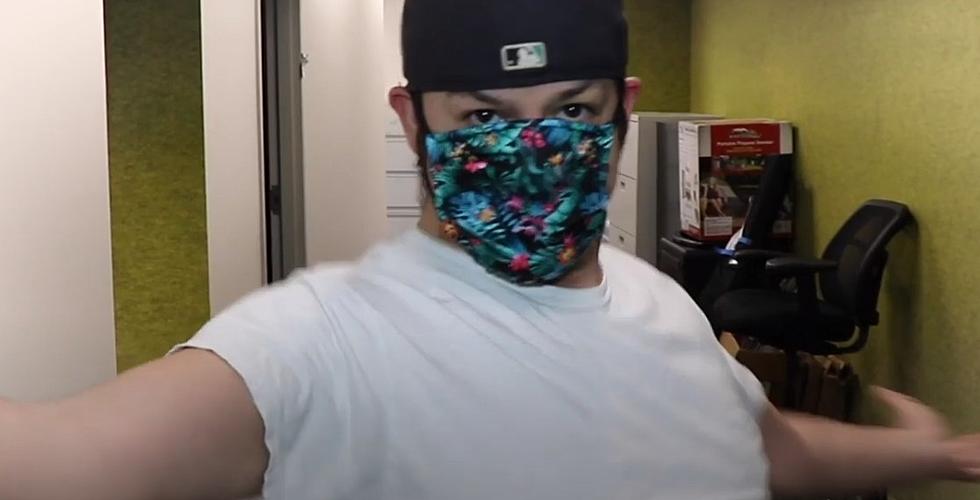 Watch Morning Show Producer Jose Strut His Stuff in a Face Mask Fashion Show [VIDEO]