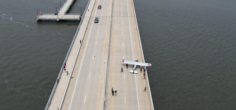 Banner Plane Makes Emergency Landing on Ocean City Bridge