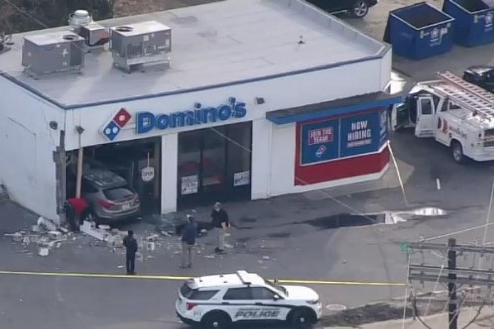 CARRY OUT? SUV Plows Through Burlington County NJ Domino’s Pizza