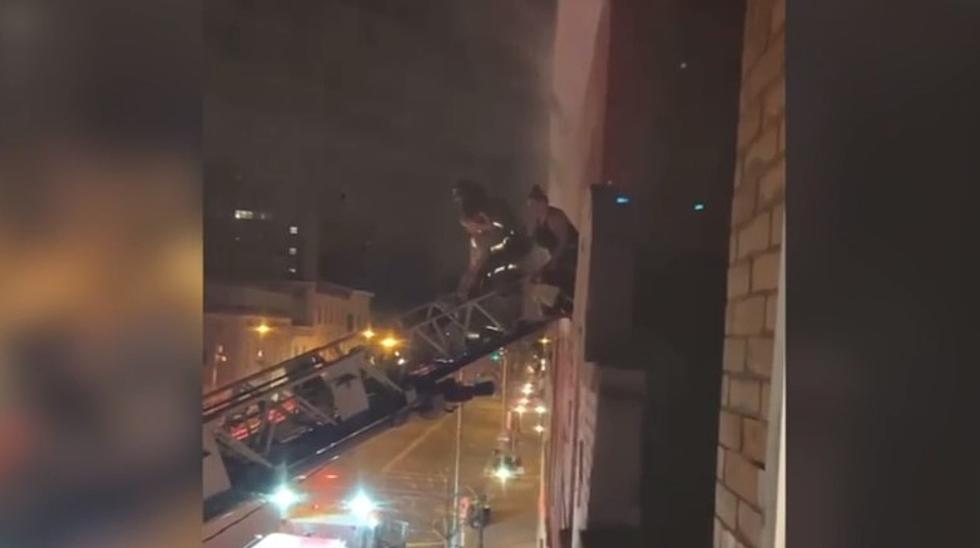 HEROES AMONG US! Watch as Firefighters Pull People to Safety During Millville NJ Apartment Fire [VIDEO]