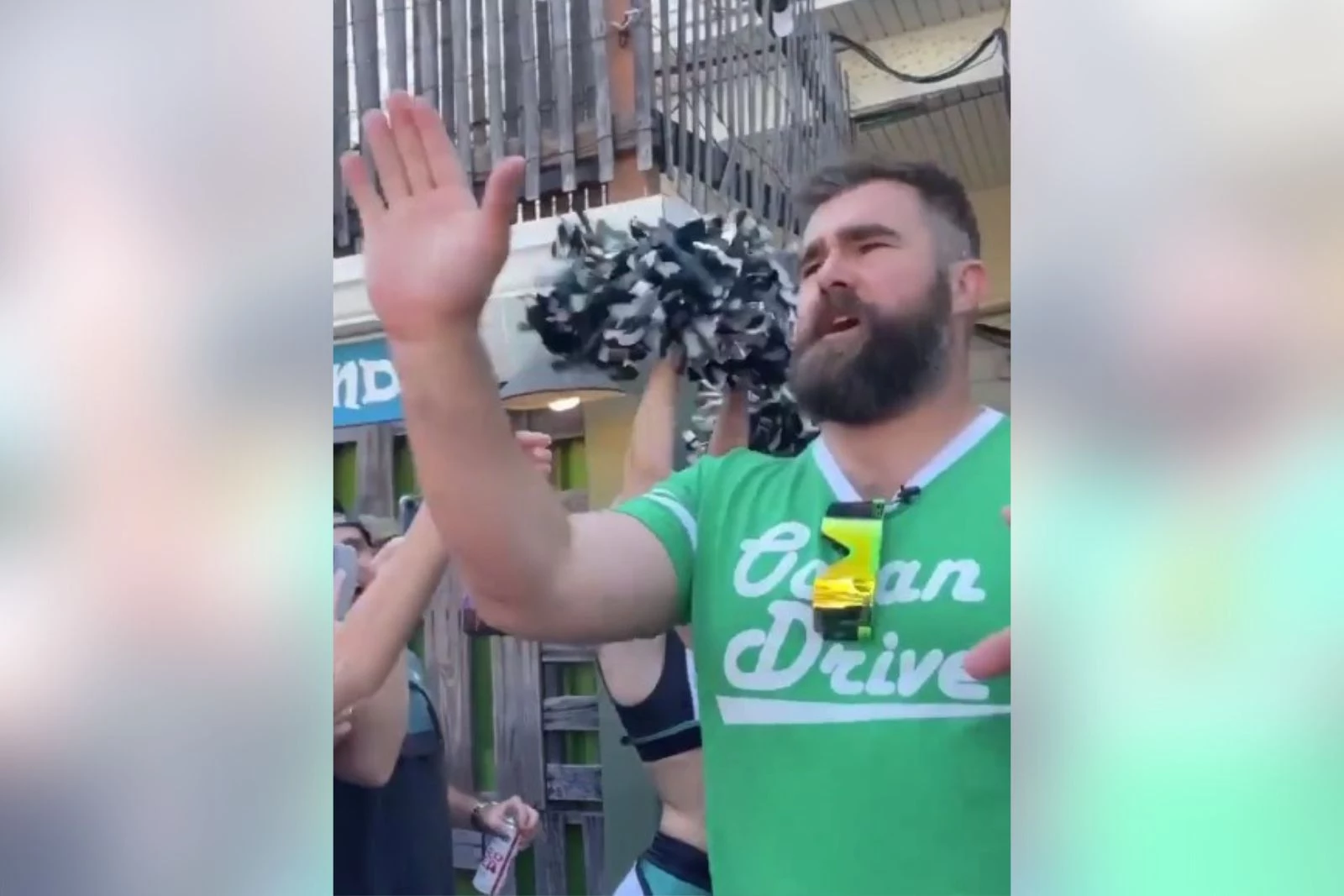 Jason Kelce, Other Eagles Land in Sea Isle