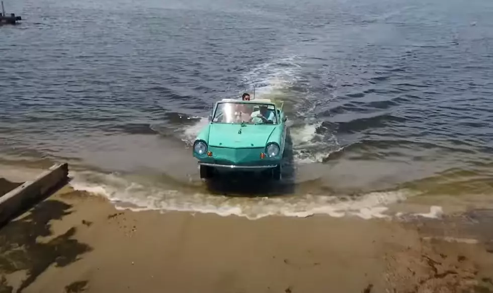 Check Out The Vintage Car That Cruises the Jersey Shore on Water!