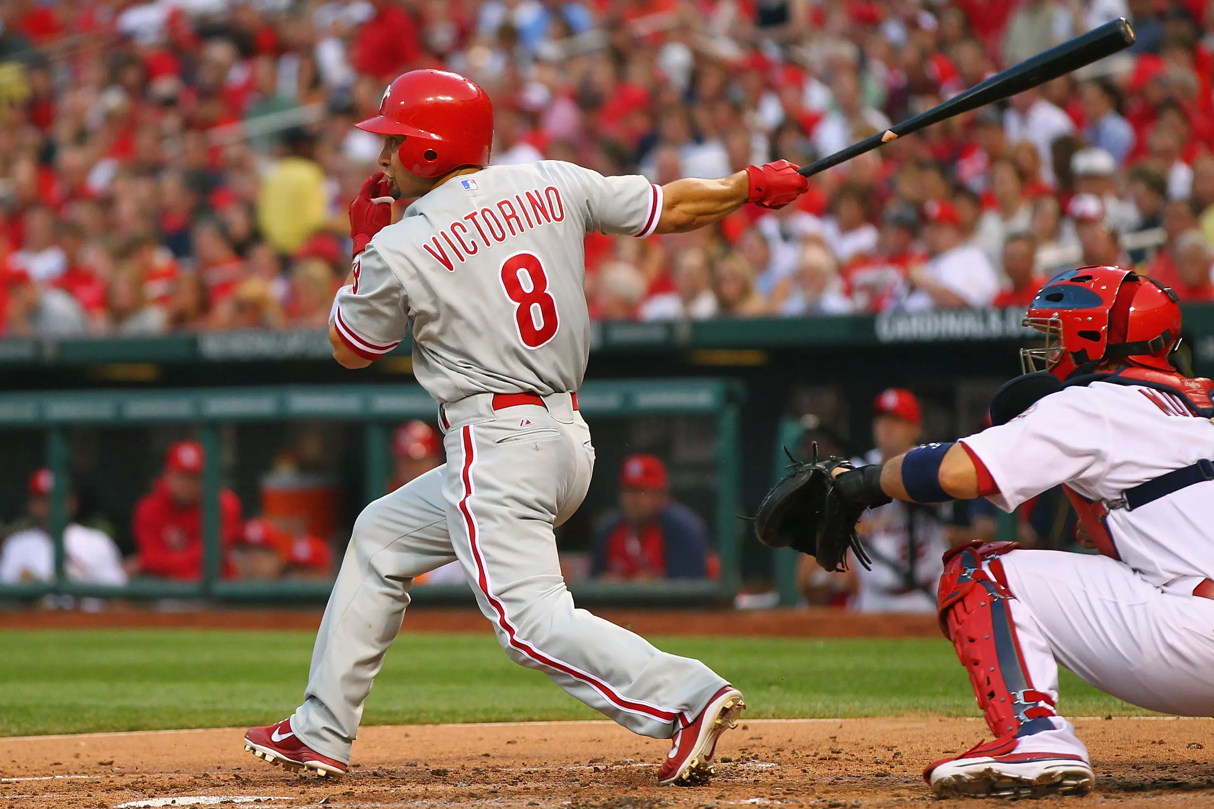Victorino hits grand slam, Phils rout Mets - The San Diego Union