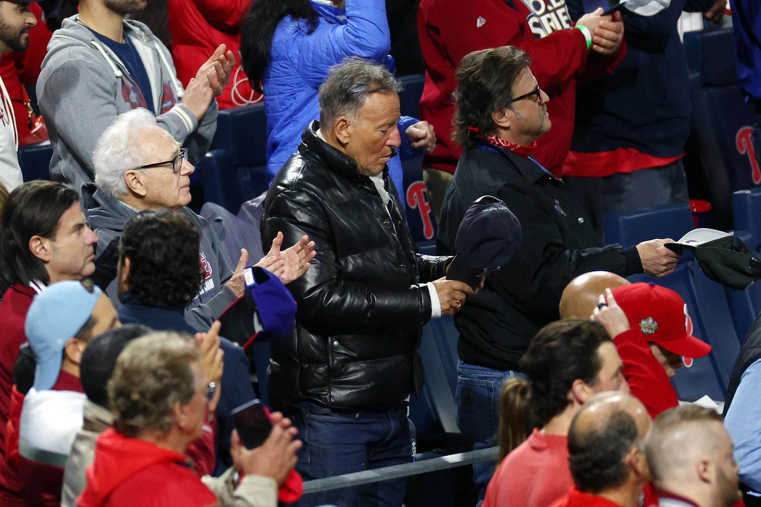 Bruce Springsteen Attended World Series Game 4 in Philadelphia PA