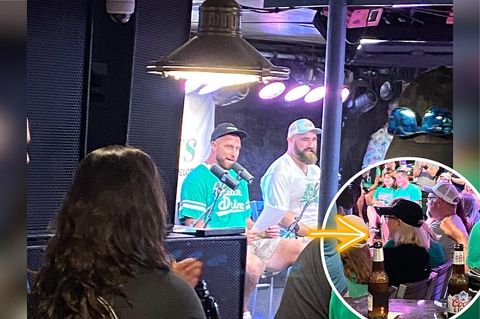 Mama Kelce Spotted at Jason and Travis’ Podcast Taping in Sea Isle City, NJ
