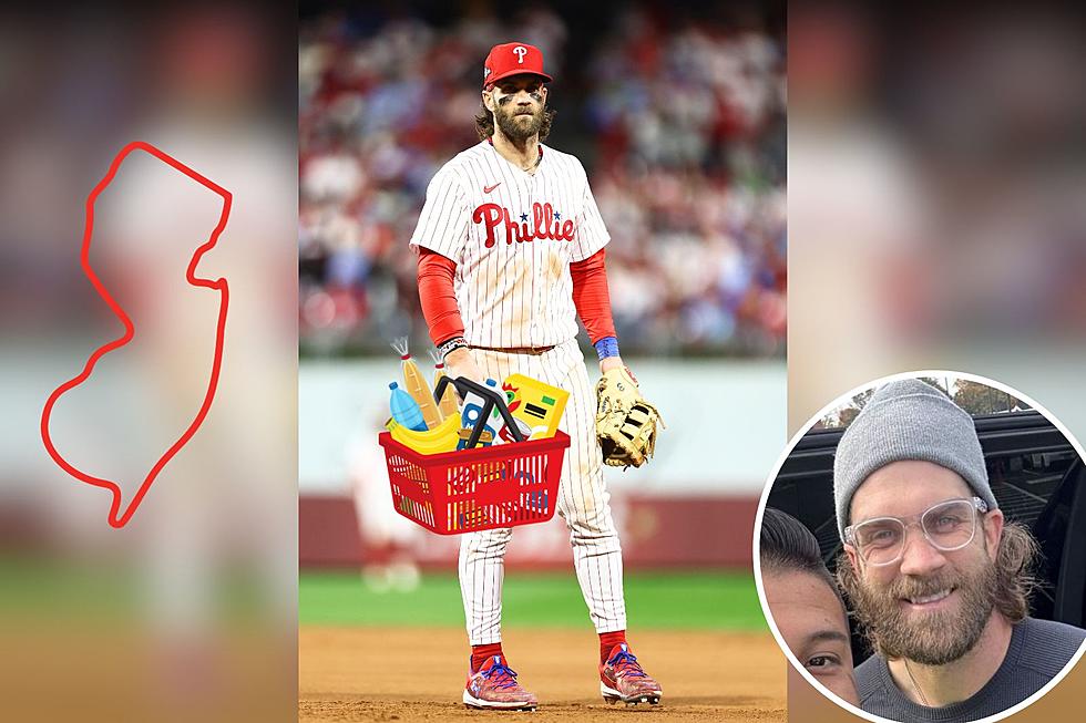 Phillies’ Bryce Harper Unrecognizable Shopping for Groceries in South Jersey