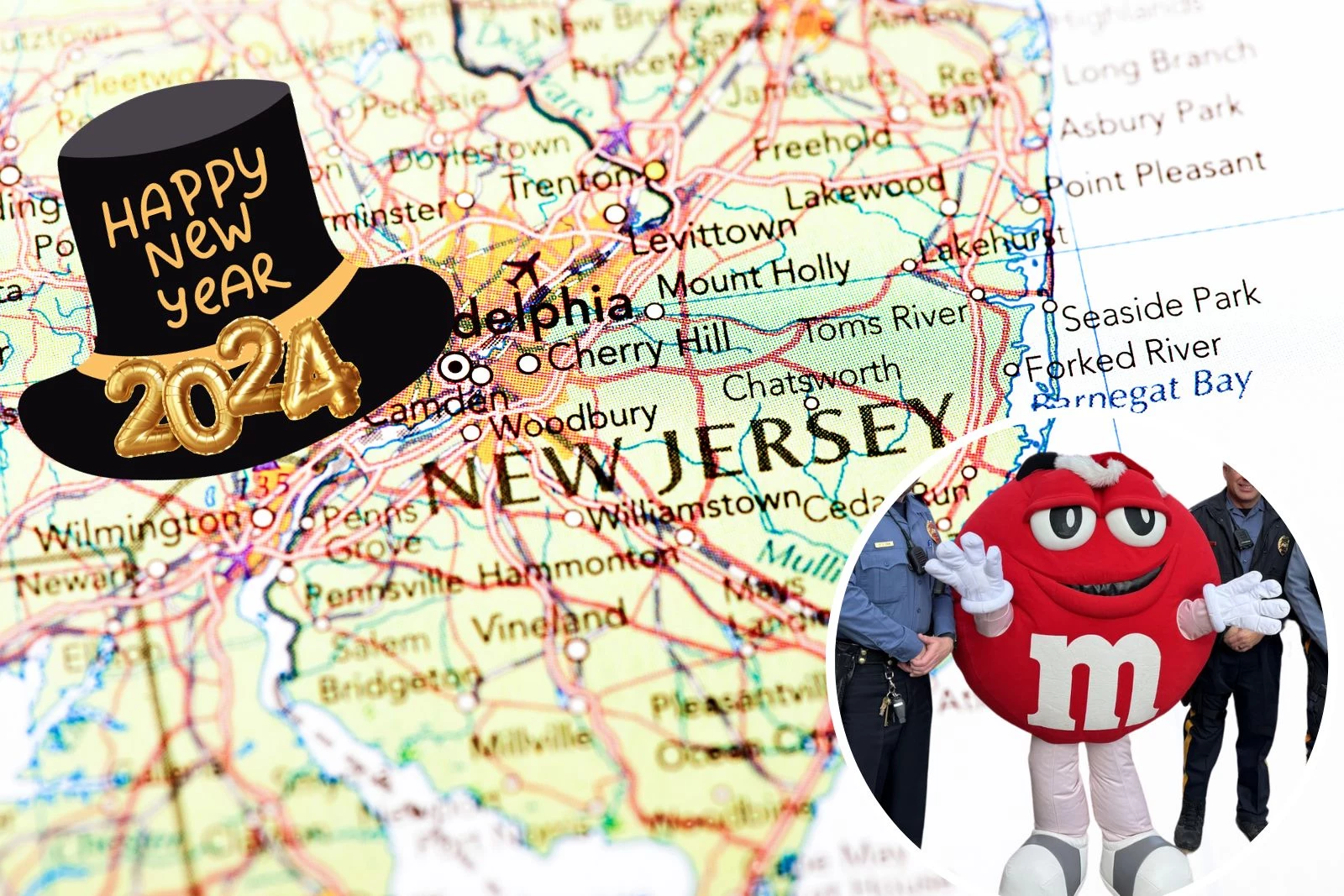 Gigantic M&M Will Drop in Hackettstown, NJ to Usher in 2024 - Vimarsana News