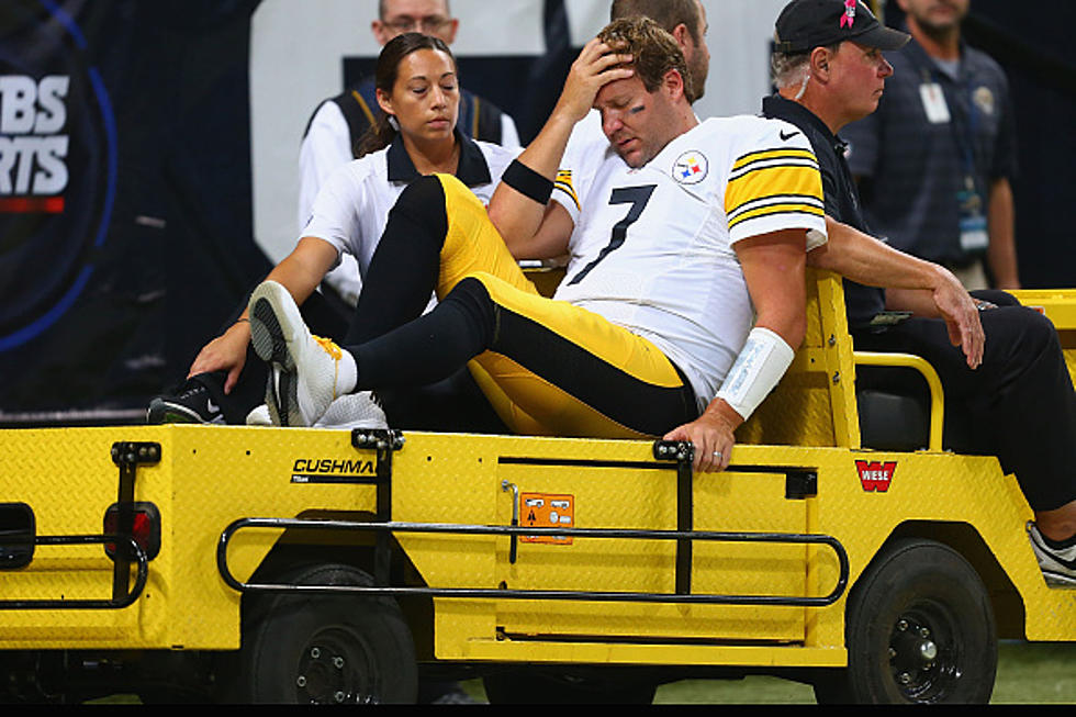 Steelers Big Ben Out 4-6 Weeks With MCL Sprain