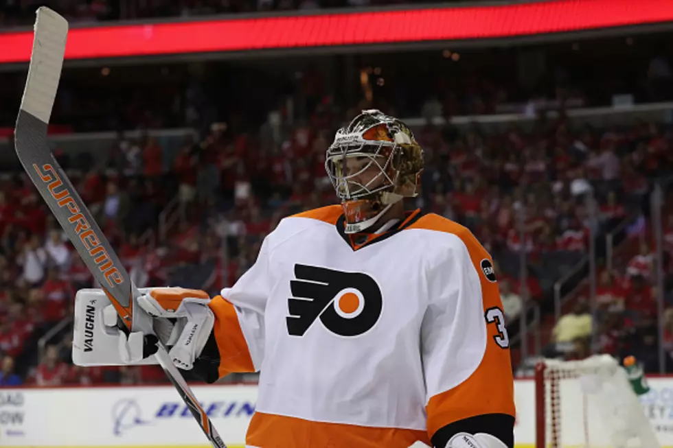 Michal Neuvirth Leaves Against Rangers with Lower-Body Injury