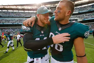 Hicks, Wentz Grade Out as Top Eagles