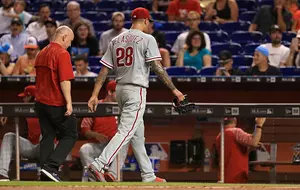 Phillies Pitcher Velasquez to Pitch Rehab Start; Eickhoff Playing it Safe