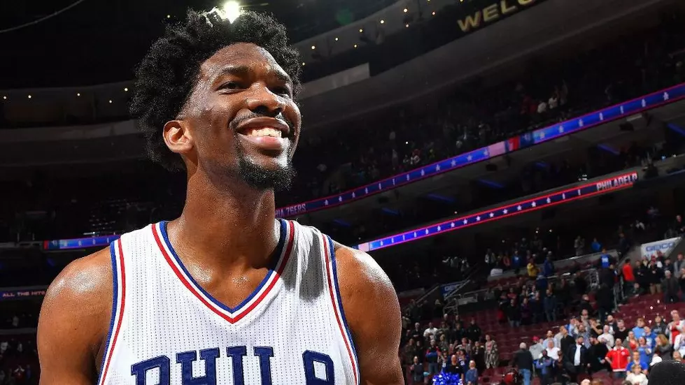 Watch Joel Embiid Dunk on Some Random Guy on South Street