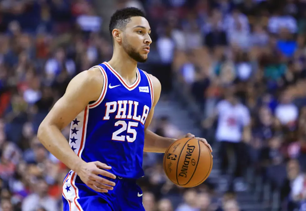 Video: Sixers&#8217; Ben Simmons Tosses Out First Pitch at Citizens Bank Park