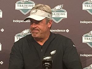 Testy Pederson Puts Eagles in Pads