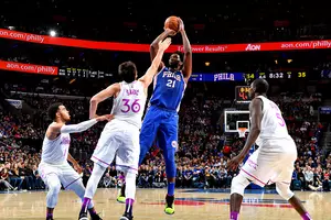 Sixers Set New Team Records In Rout Of T&#8217;Wolves