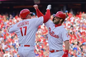 Harper is Hitless, But Impact Was Felt in Phillies Win