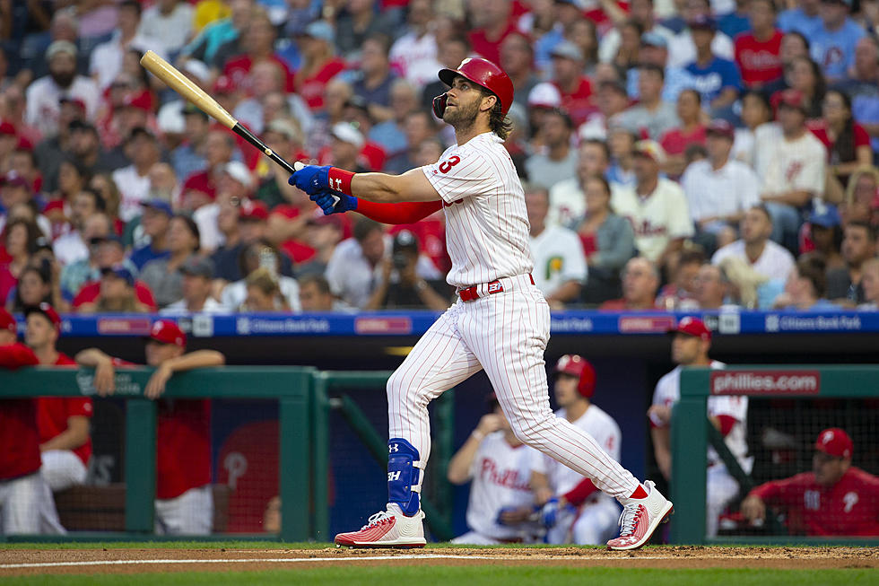 Instant observations: Bryce Harper hits two homers, Phillies one win from  closing out Braves