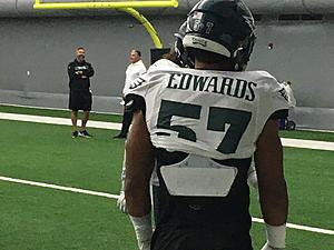 Edwards is Ready for Increased Role at LB