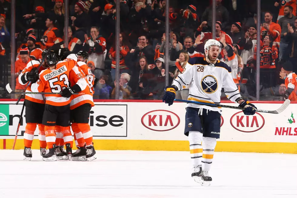 Flyers Score 6 to Roll Past Eichel-less Sabres