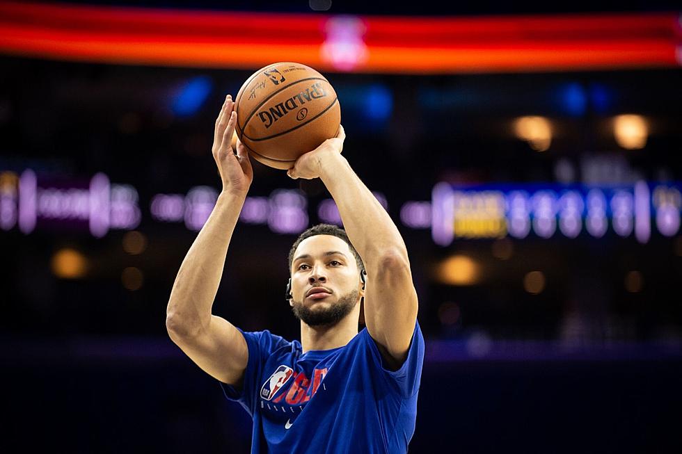 WATCH: Ben Simmons Hits Three Pointer During Sixers Scrimmage
