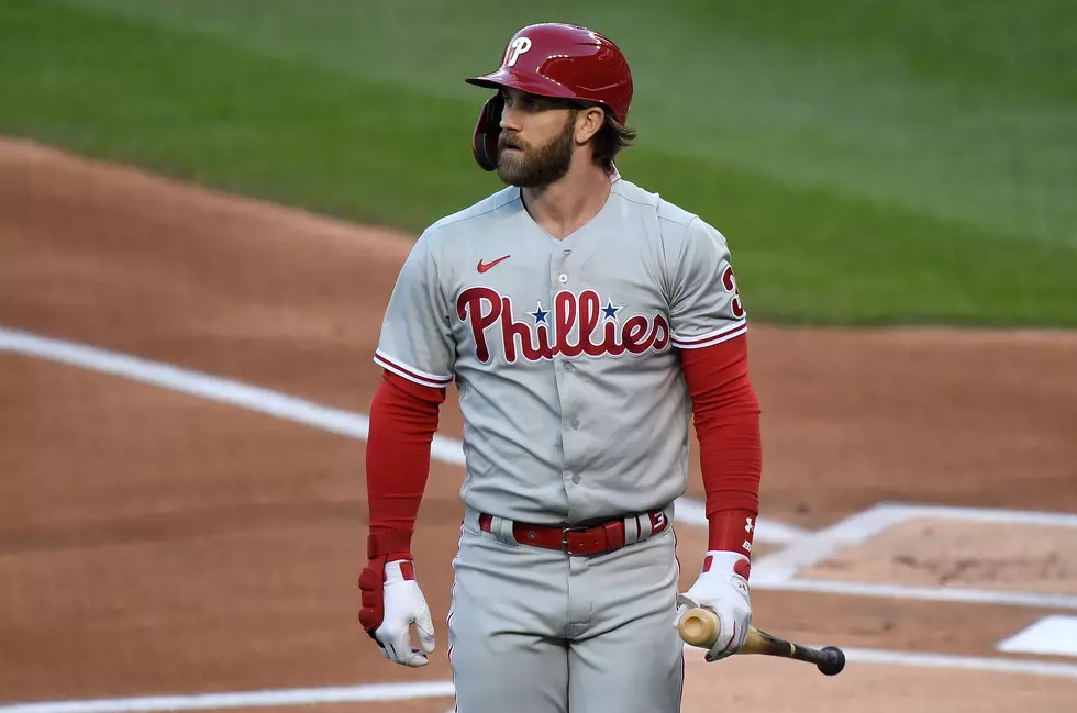 Phillies’ Bryce Harper Says He is OK After 97 MPH Pitch Hits His Face