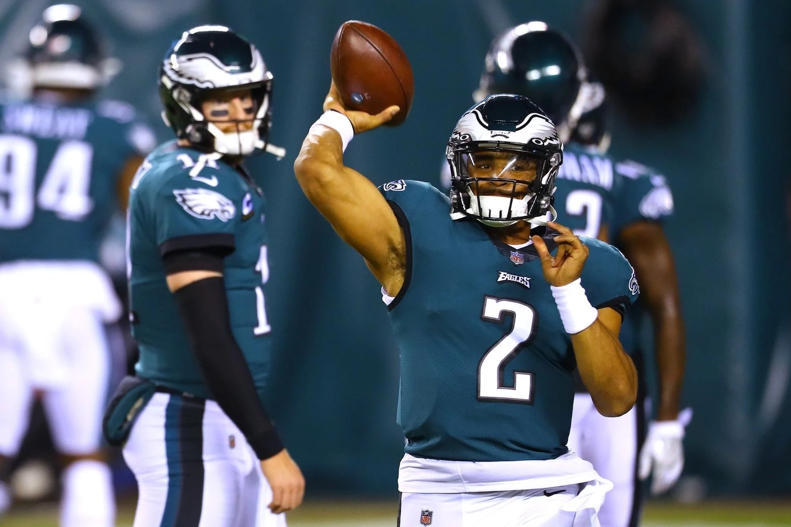 Eagles' Jalen Hurts throws more dirt on Carson Wentz era with