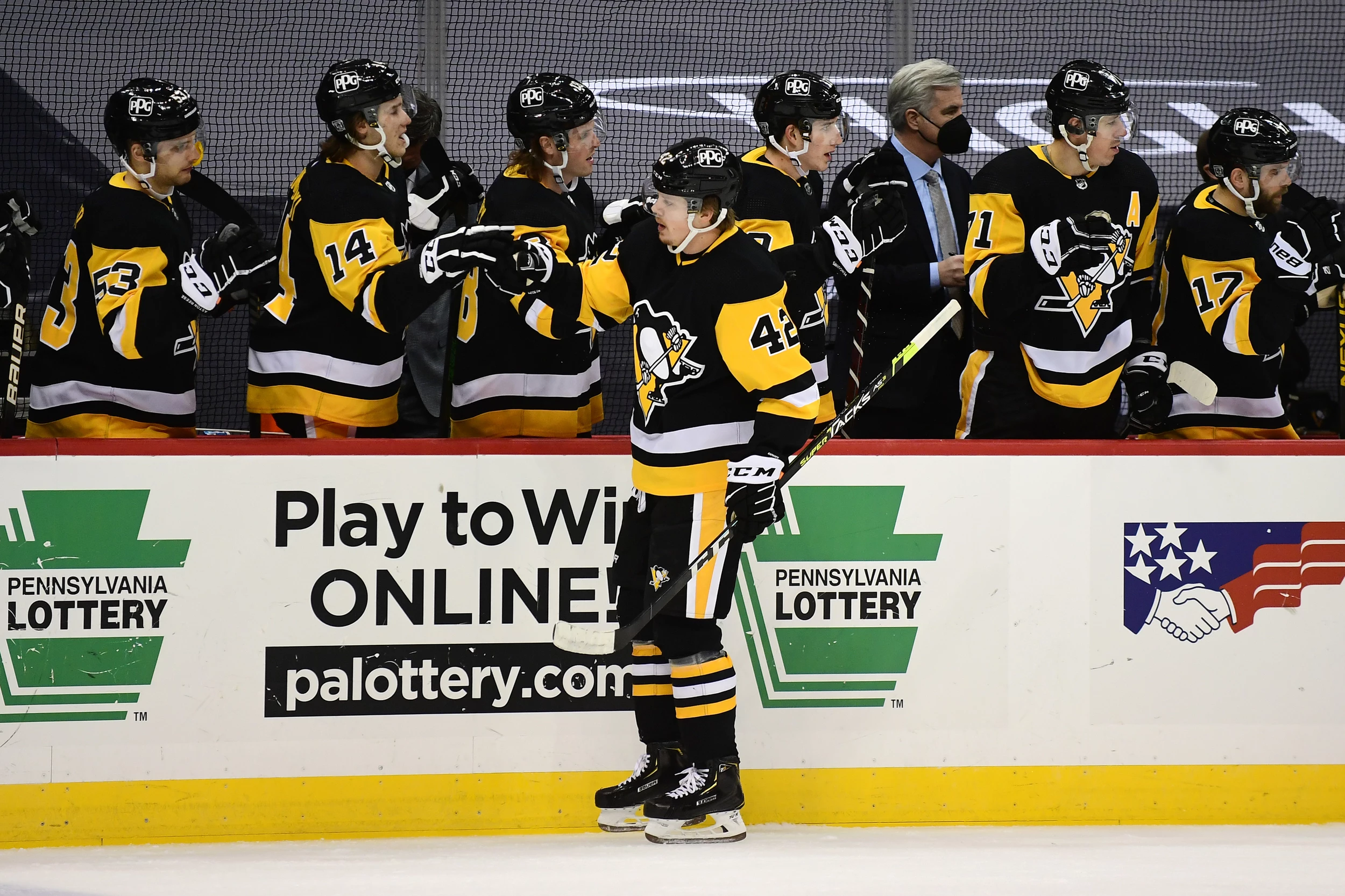 2010-11 Pittsburgh Penguins Alternate Set Game Worn Jerseys