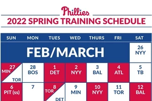 Phillies release 2022 Spring Training Schedule
