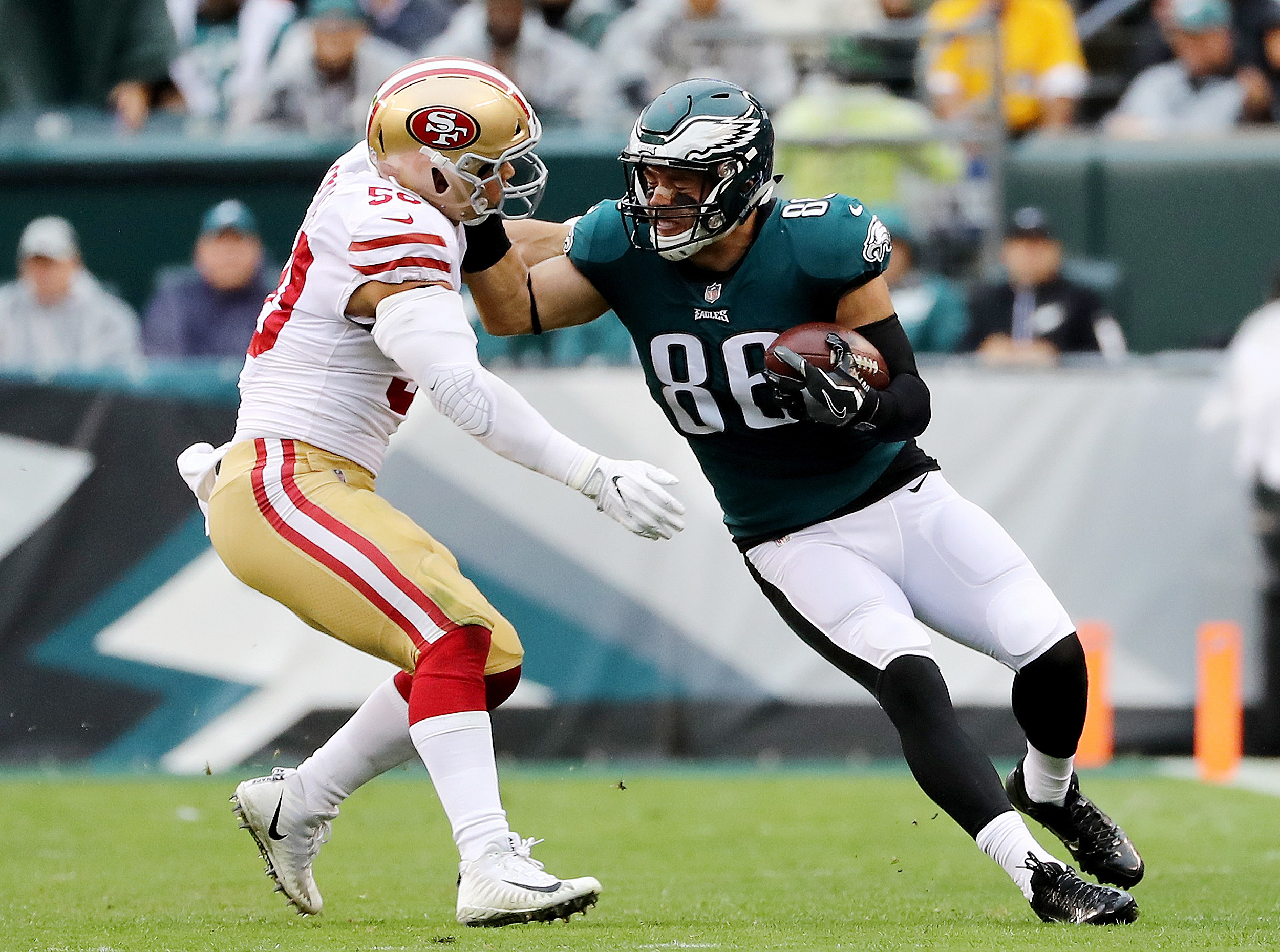 Philadelphia Eagles' Zach Ertz placed on COVID-19 list