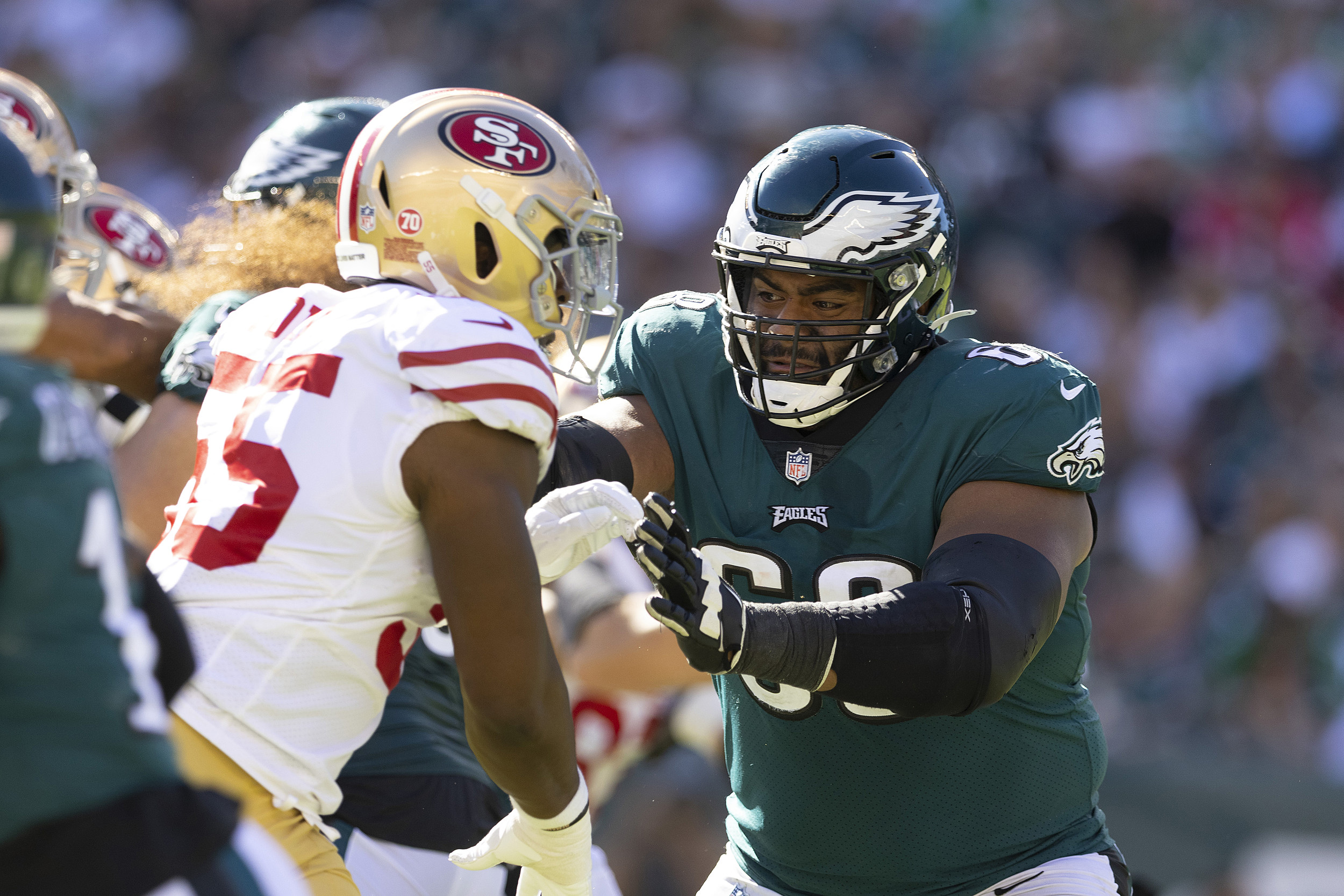 DeVonta Smith of the Philadelphia Eagles runs through the tunnel News  Photo - Getty Images