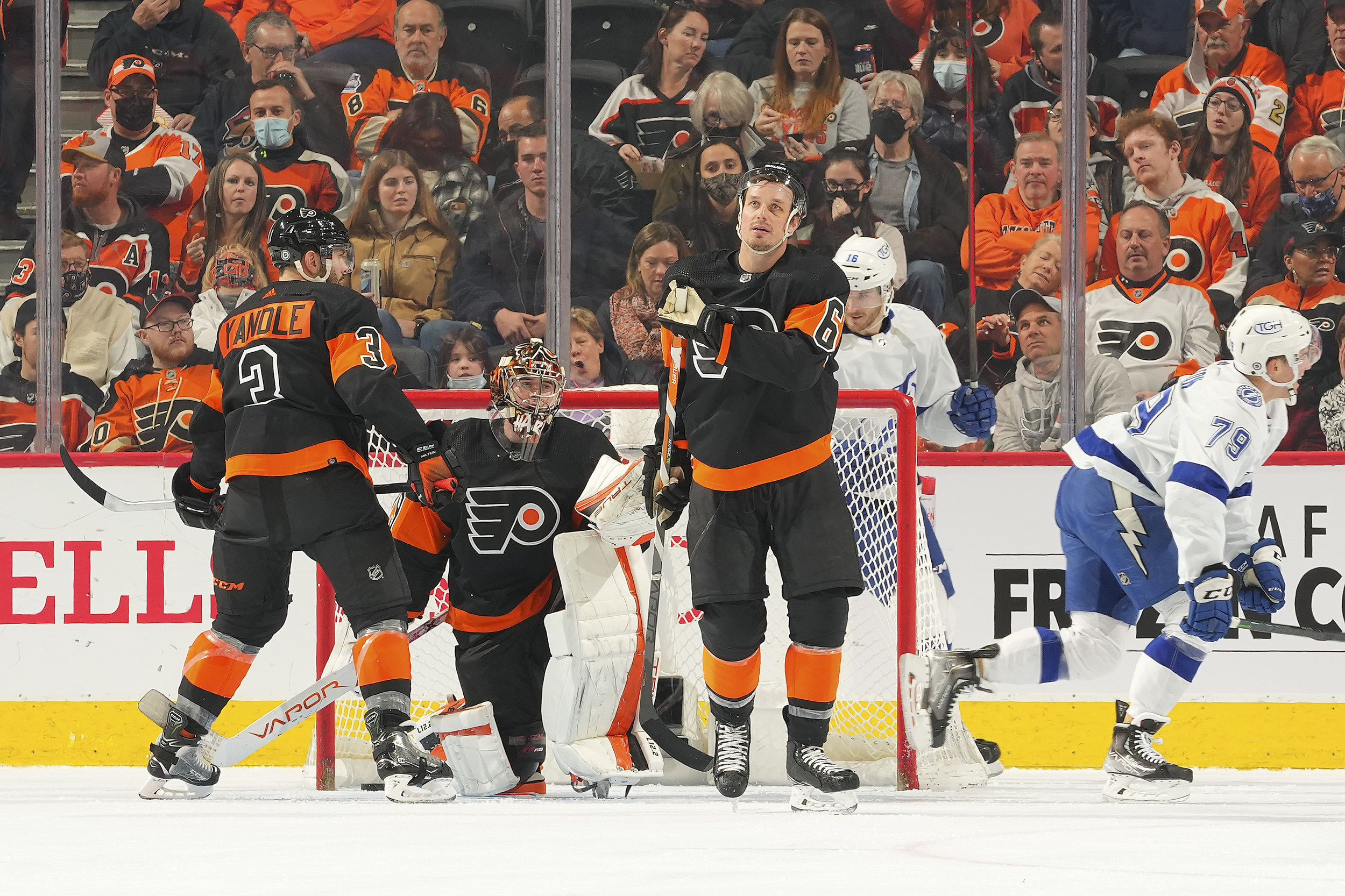 The Flyers' 50th Anniversary Jerseys Look Just Horrible on the Ice -  Crossing Broad