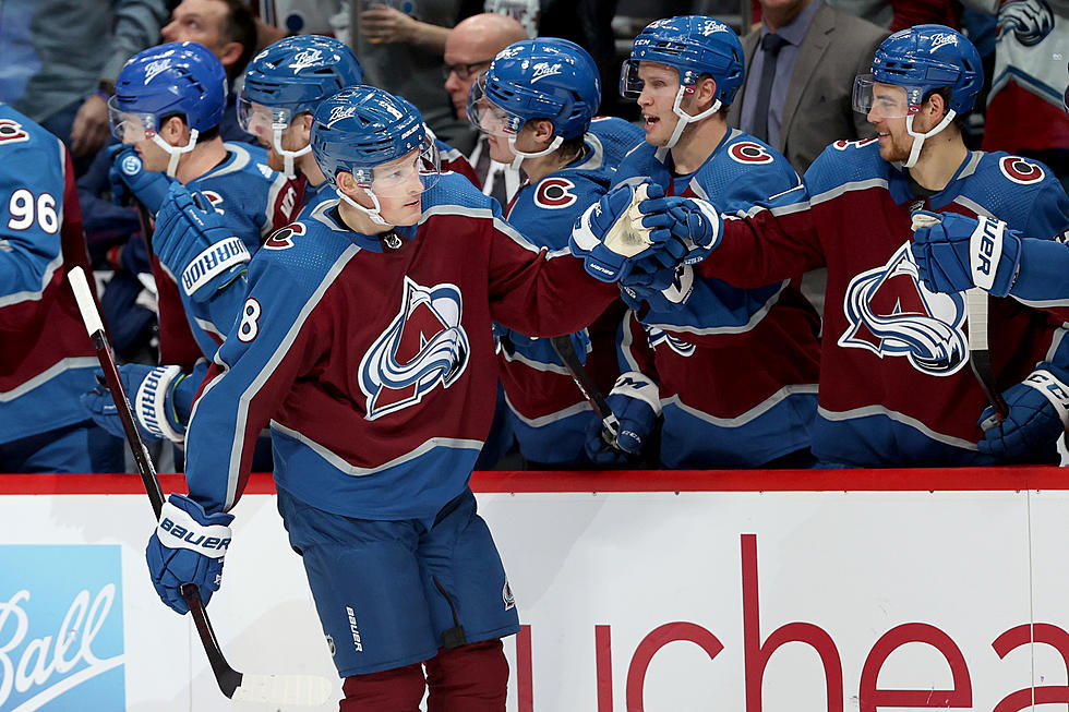 Makar, Kadri Lead Avalanche to Rout Over Flyers