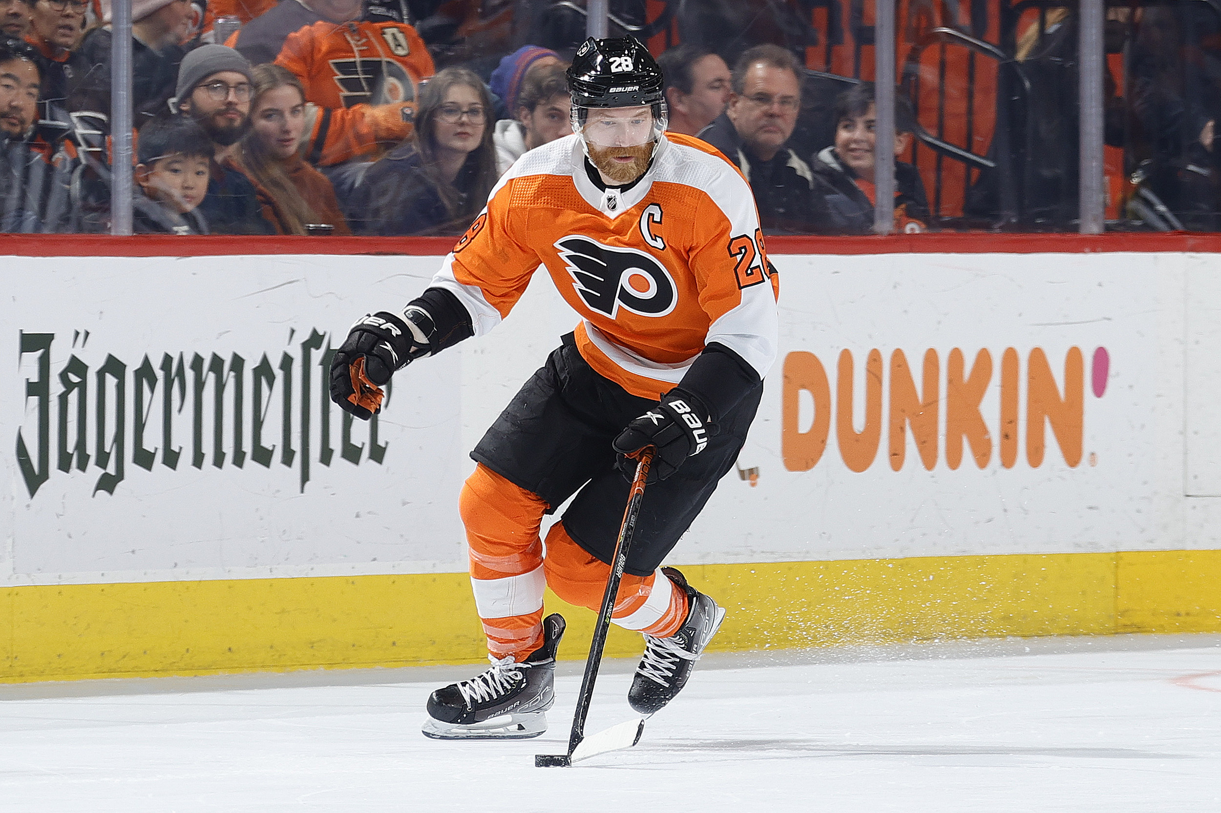 Flyers Wear Patch to Honour Claude Giroux's 1000th Game