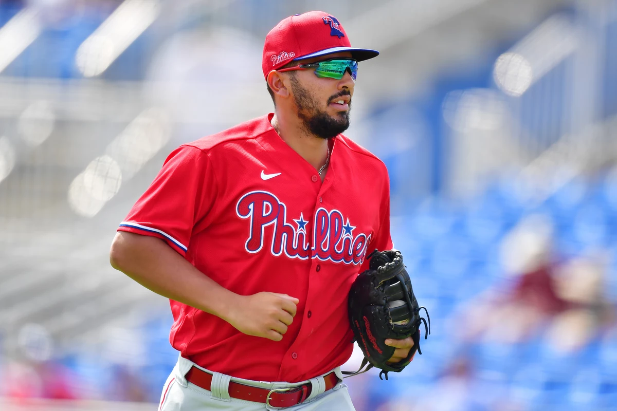 Phillies Notebook: Sizzling Darick Hall takes a seat against left-hander –  Delco Times