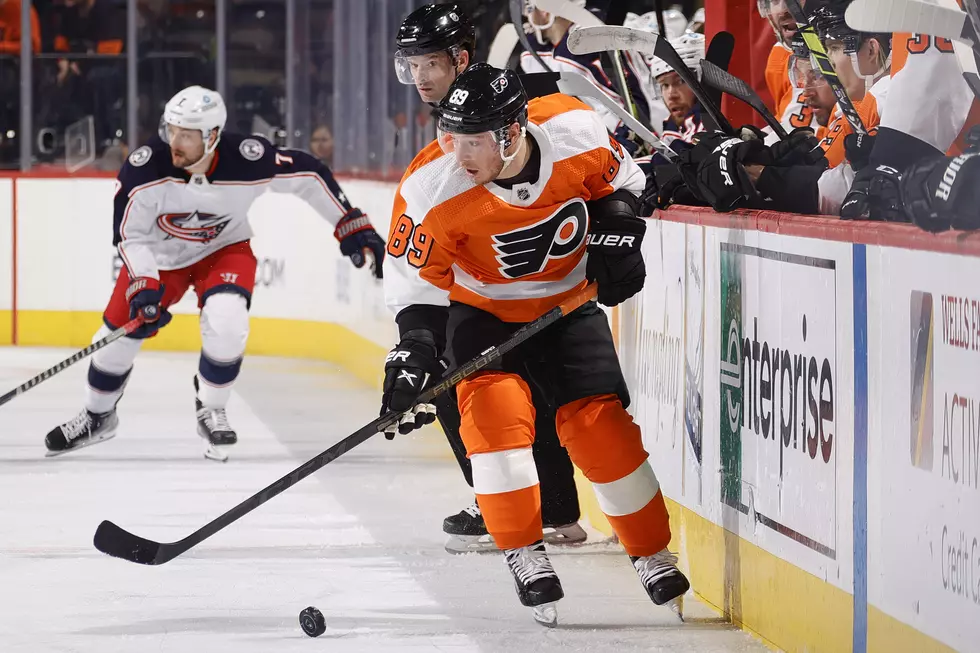 Cam Atkinson scores twice, leading the Flyers to a 4-1 win over the Oilers, National Sports