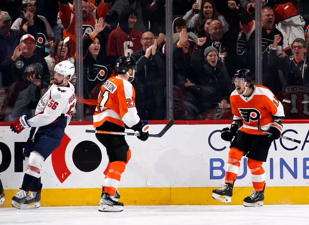 Konecny&#8217;s Hat Trick Leads Flyers Past Capitals