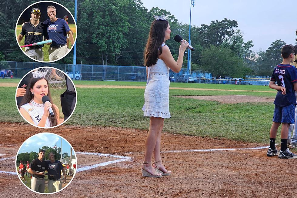 Miss New Jersey Sings at South Jersey South Shore League All-Star Game