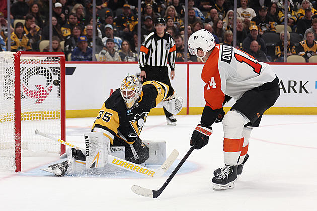 Couturier Scores Lone Shootout Goal, Flyers Defeat Penguins
