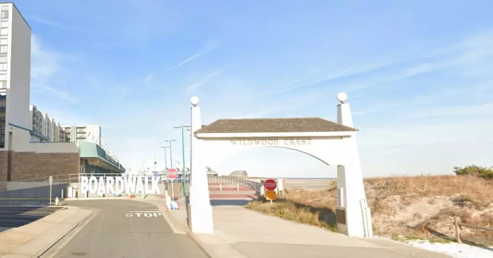 Entrance for Boardwalk in Wildwood Crest, New Jersey