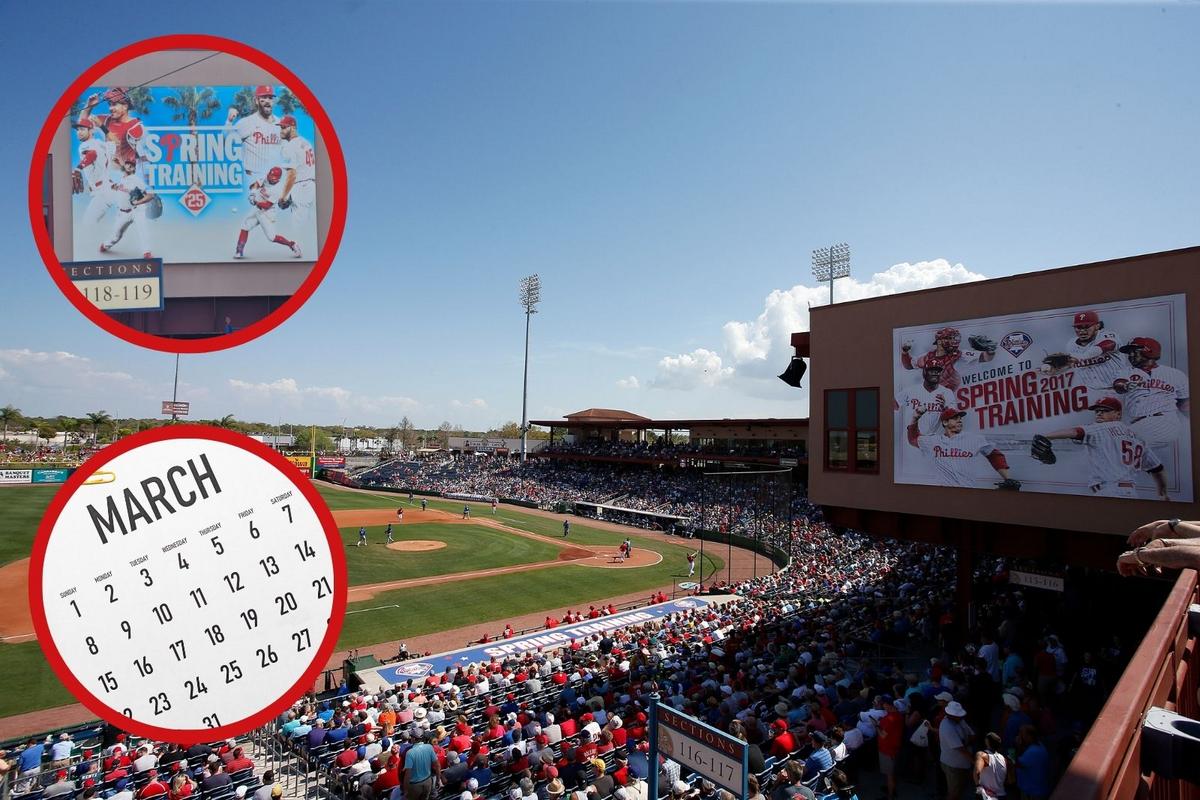 Spring Fair Graphics Philadelphia Phillies 2026 Spring Training Schedule