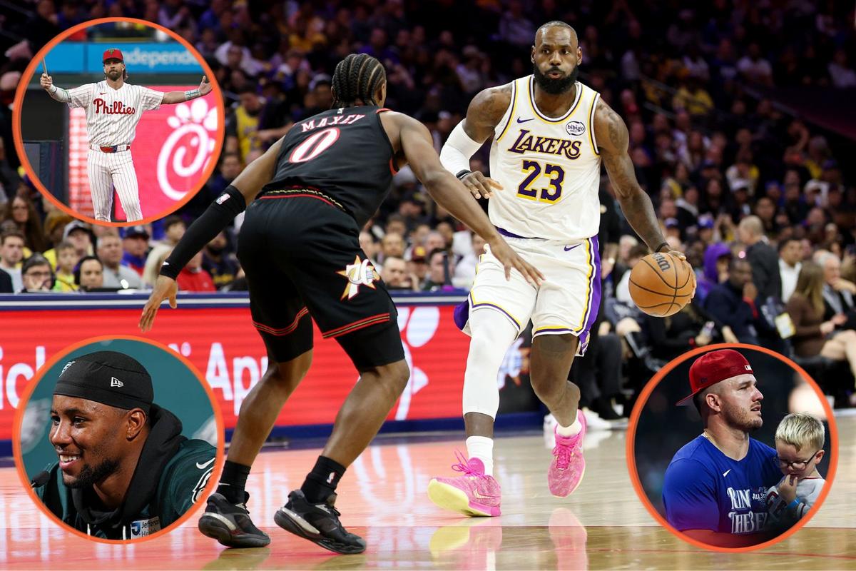 Philadelphia Sports Stars Make Major Push to Recruit LeBron James