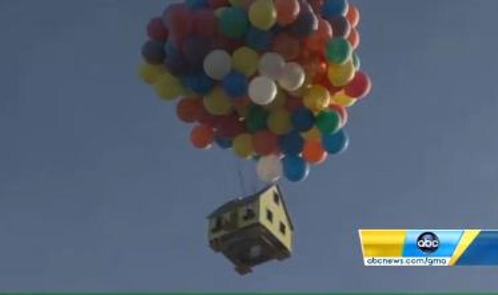 Real Life “UP” Balloon Propelled House