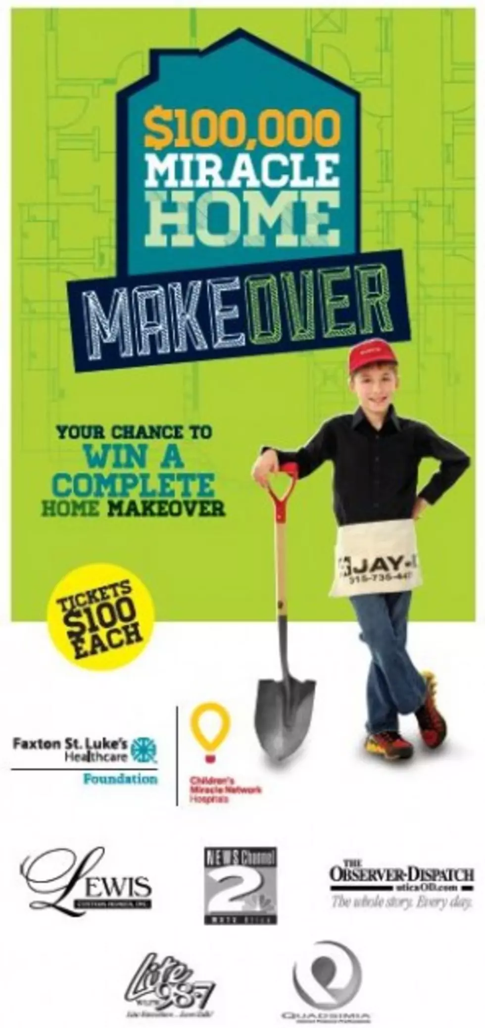 The 2013 CMN Miracle Home Makeover Ticket Early Bird Prizes Have Been Awarded