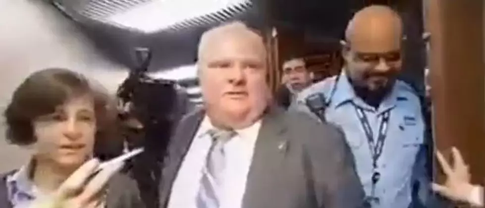 Toronto Mayor Rob Ford Walks Face First Into TV Camera [VIDEO]