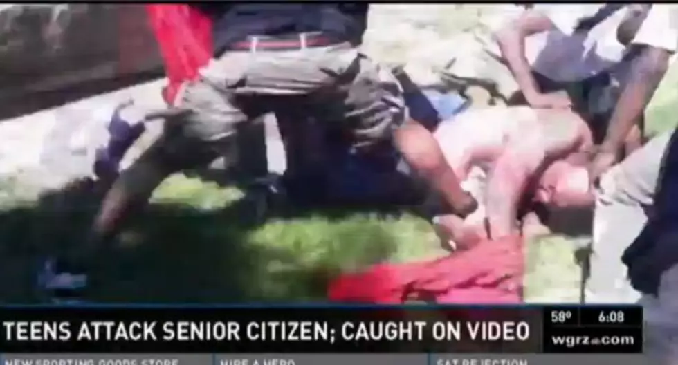 Students Attack Senior Citizen [VIDEO]
