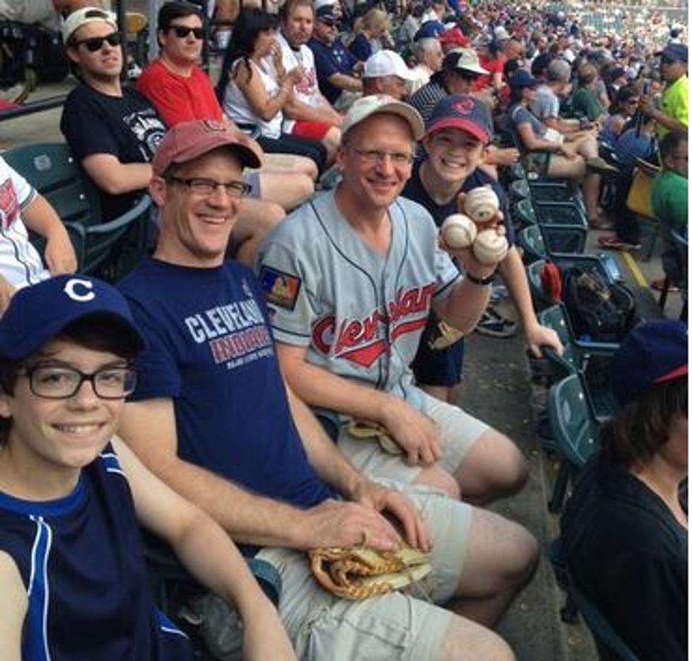 A Cleveland Indians Baseball Fan Caught Four Foul Balls During a Single Game [VIDEO]