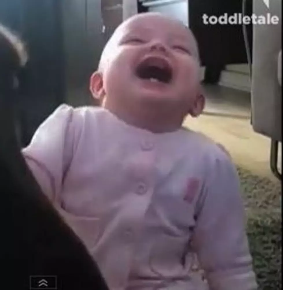 Enjoy a Baby Girl Laughing Hysterically at a Dog Eating Popcorn [VIDEO]